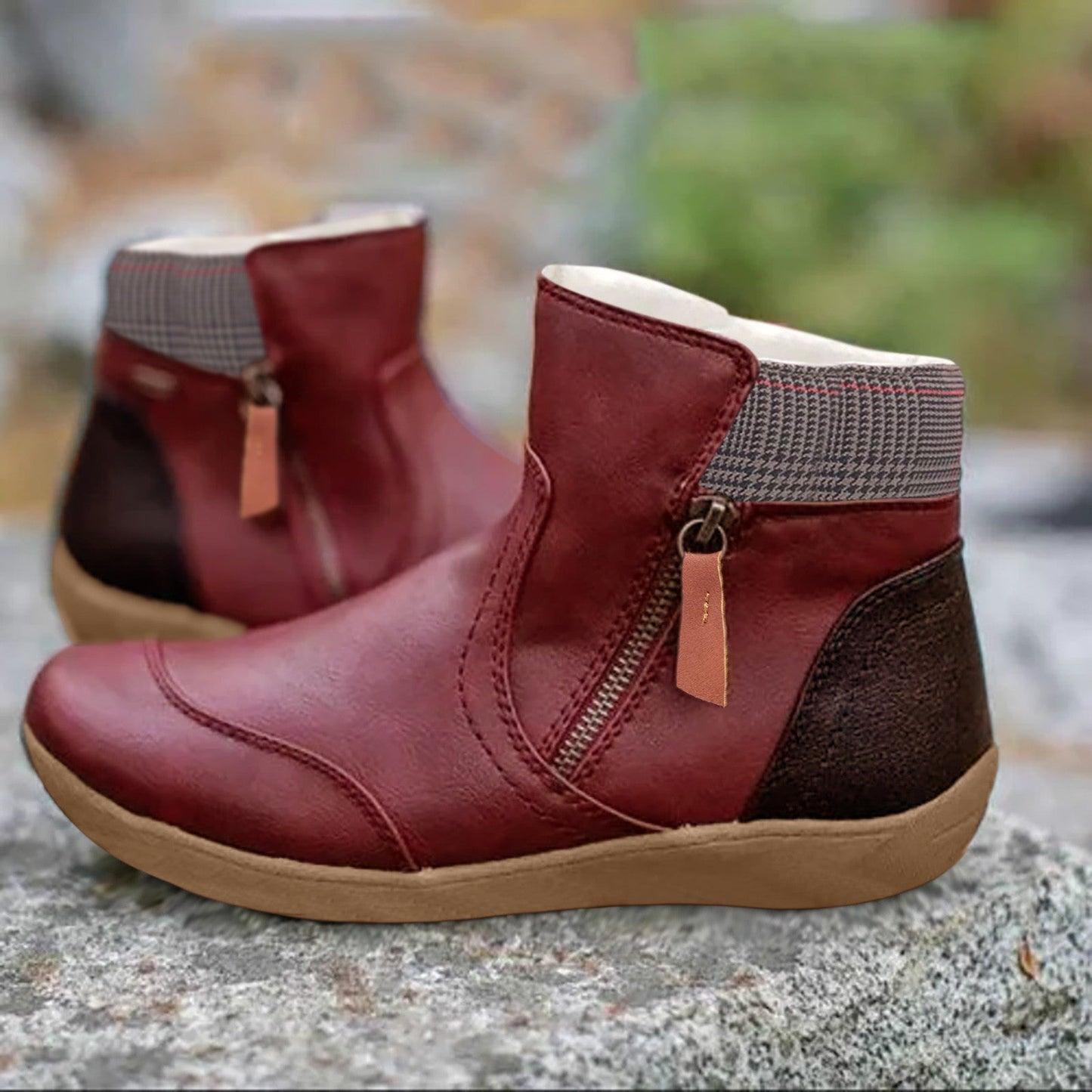 Caroline™ | Waterproof Leather Boots Featuring Enhanced Foot Support