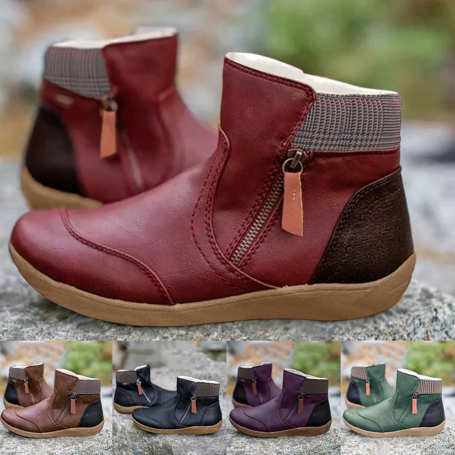 Caroline™ | Waterproof Leather Boots Featuring Enhanced Foot Support