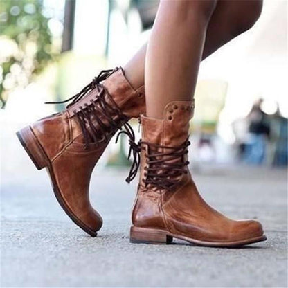 Bonnie™ Leather Ankle Boots