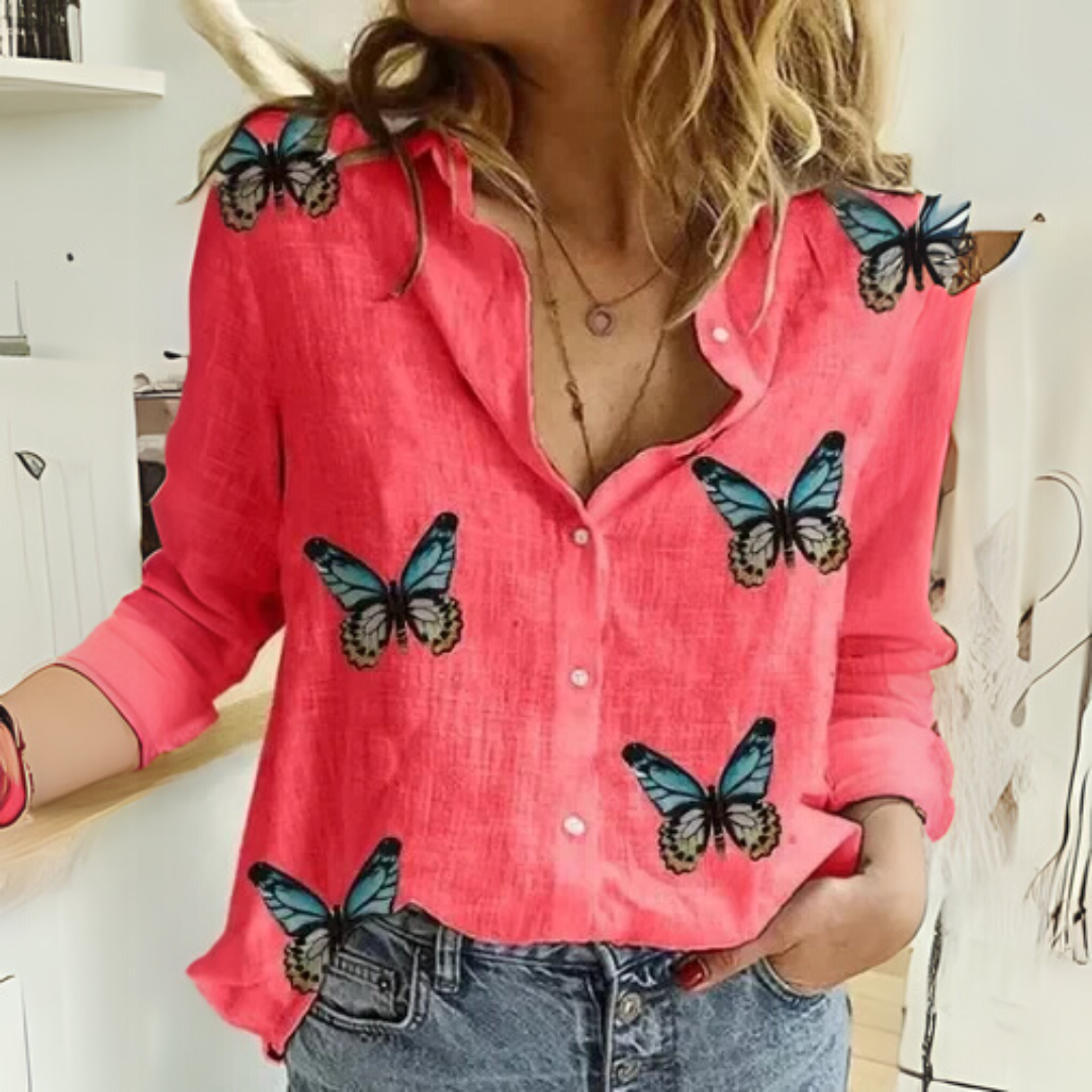 Chloe™ – Vintage Bloom Floral Blouse
