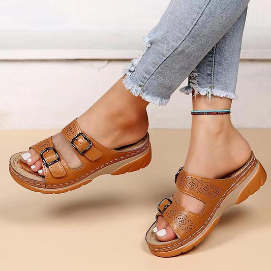 Liv™ | Premium Leather Orthopedic Sandals