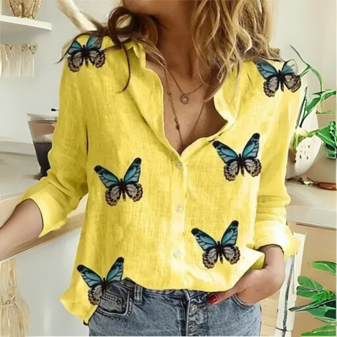 Chloe™ – Vintage Bloom Floral Blouse
