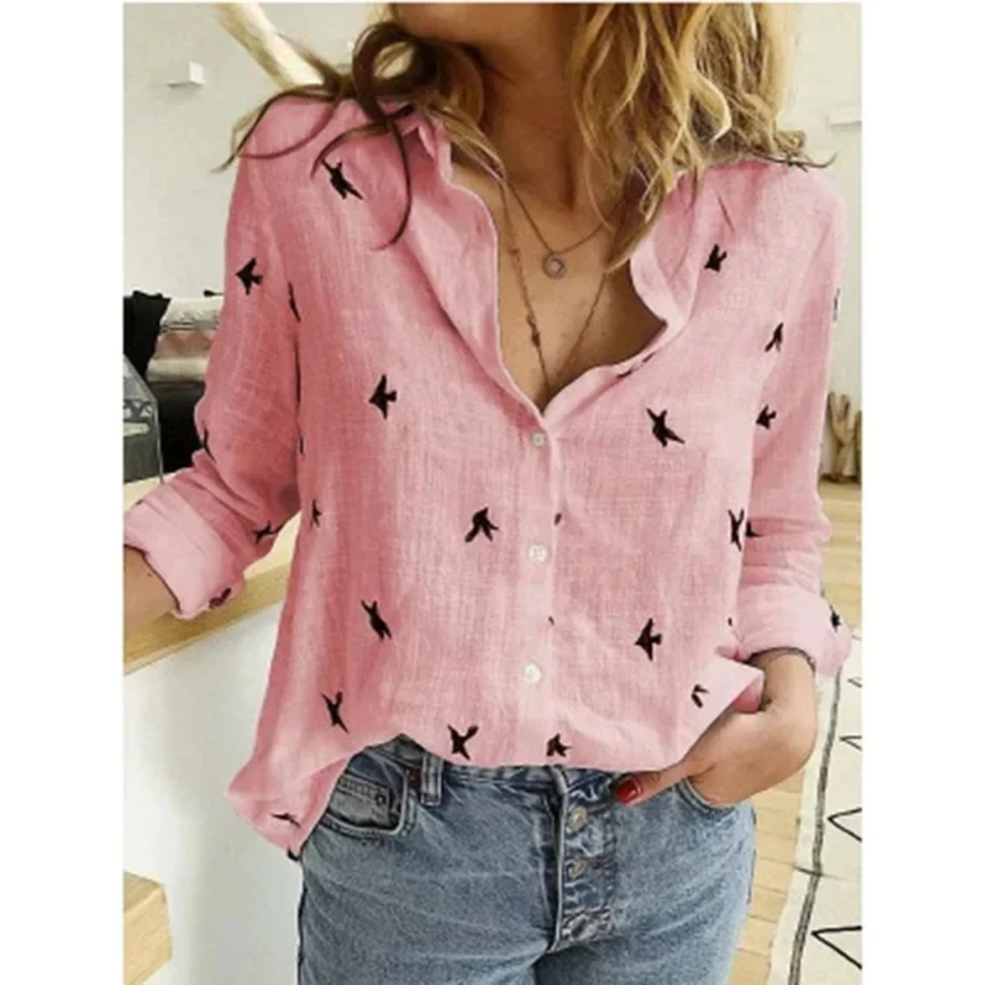 Chloe™ – Vintage Bloom Floral Blouse