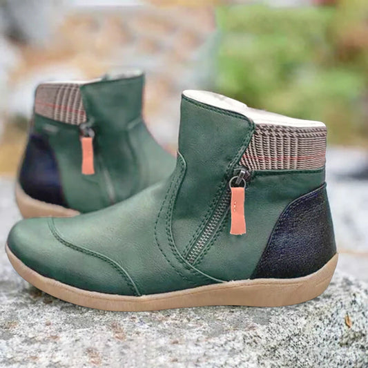 Caroline™ | Waterproof Leather Boots Featuring Enhanced Foot Support