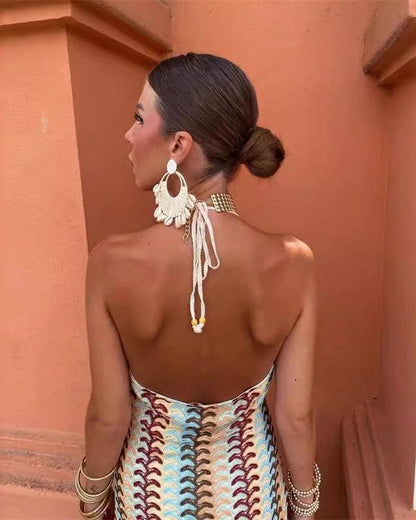 Charlotte - Boho Crochet Beach Tunic Dress